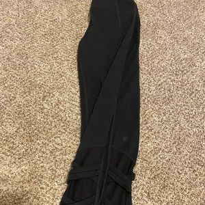 Athleta girl black leggings size 14